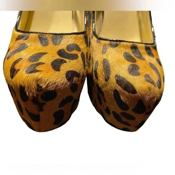 Christian Louboutin Daffodile  Cheetah Print High Heels Size 38 - Picture 11 of 15